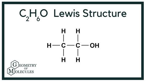 C2H6O Lewis Structure (Dimethyl Ether) .